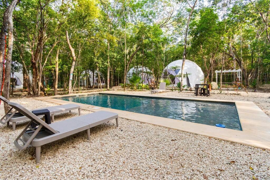 Glamping Mayan Glam Tulum Exterior photo